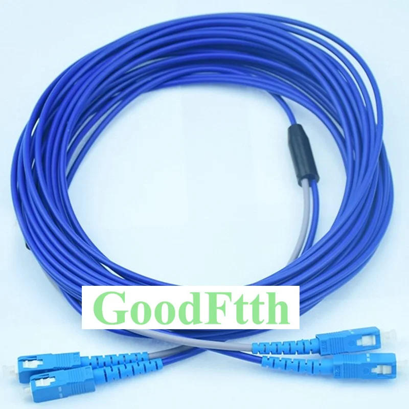 Cable de parche armaured SC-SC UPC SM Duplex 2C GoodFtth 20m 25m 30m 35m 40m 50m