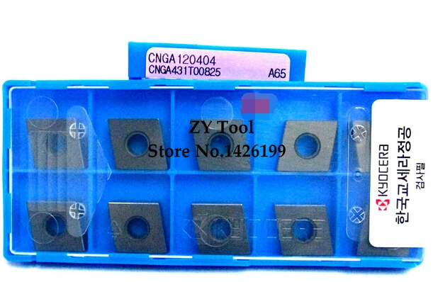 CNGA120404 A65, KYOCERA carbide tip Lathe, Insert the lather, boring bar, CNC tool, machine, Factory outlets, Insert MCLNR