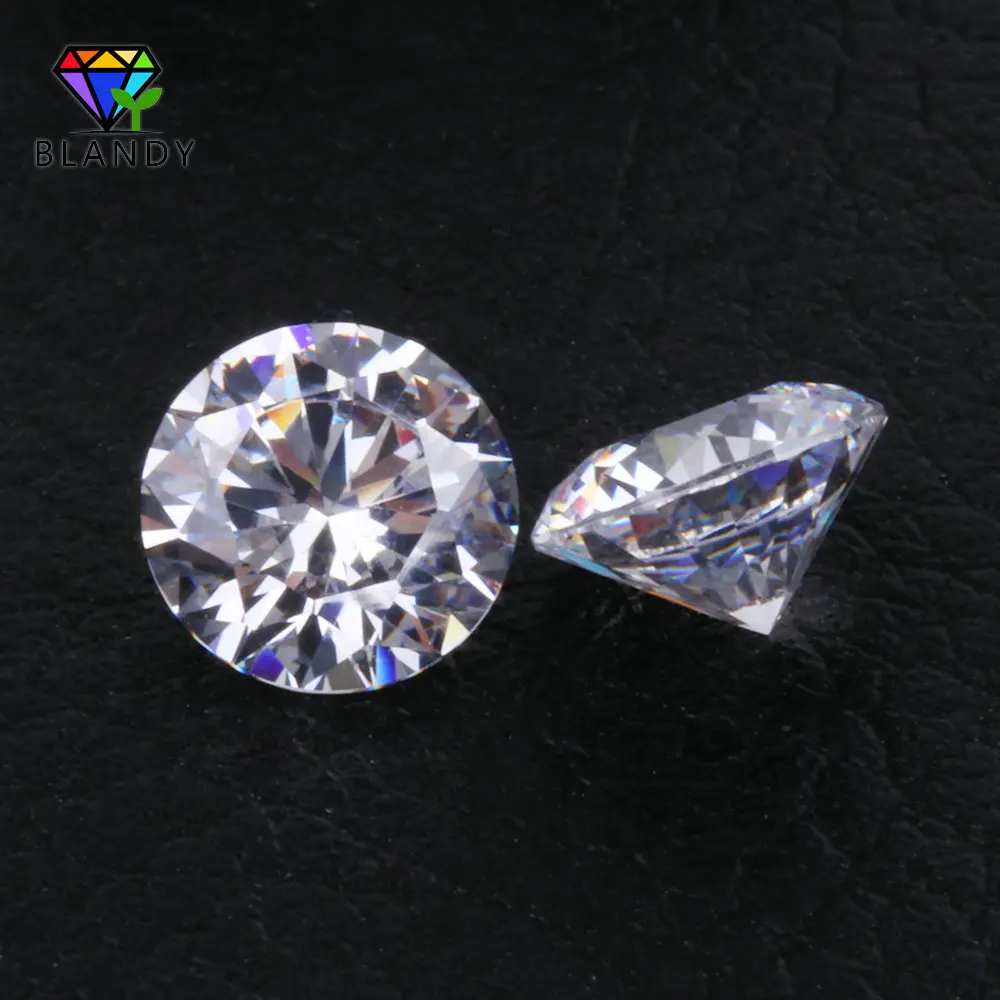 Round White Cubic Zirconia 5000pcs/lot A Quality CZ Stone 0.8~3.0mm Wholesale Price Synthetic Zircon Beads For Jewelry