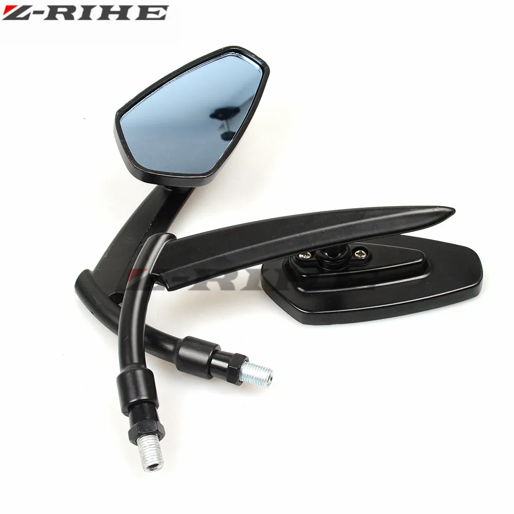 Motorcycle Mirrors 8mm 10mm Thread Rearview Mirror Chopper Cruiser Scooter Side Mirros for Davidson Honda Yamaha