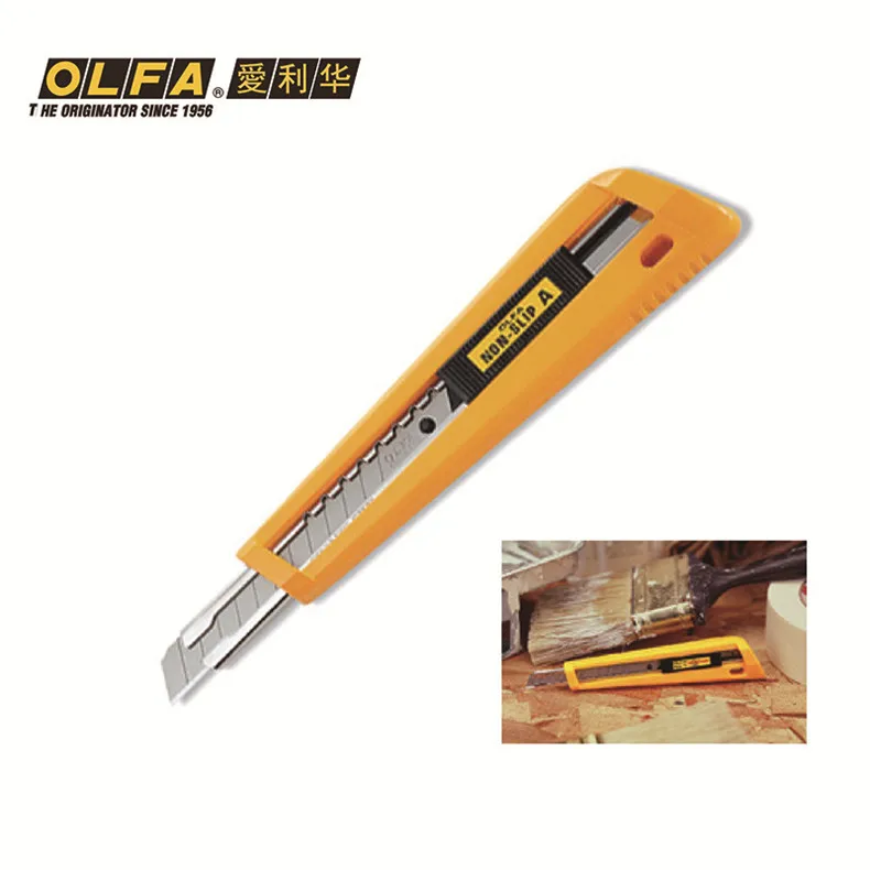 

OLFA art cutter self-locking system anti-skid handle standard art knife NA-1 Stainless steel blade AB-50 ABB-10B ASB-10 ABB-50