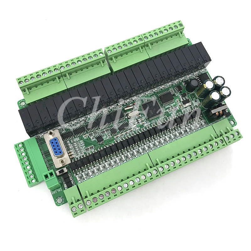 4 way 10K NTC PLC industrial control board FX1N FX2N FX3U-48MR 4AD2DA 8 high-speed output with RS485