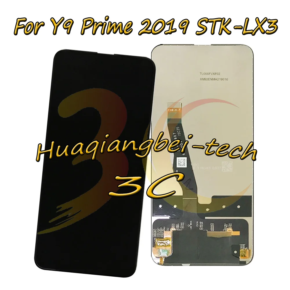 

6.59'' New For Hua wei Y9 Prime 2019 STK-LX3 / STK-L03B STK-L22 Full LCD DIsplay + Touch Screen Digitizer Assembly With Frame