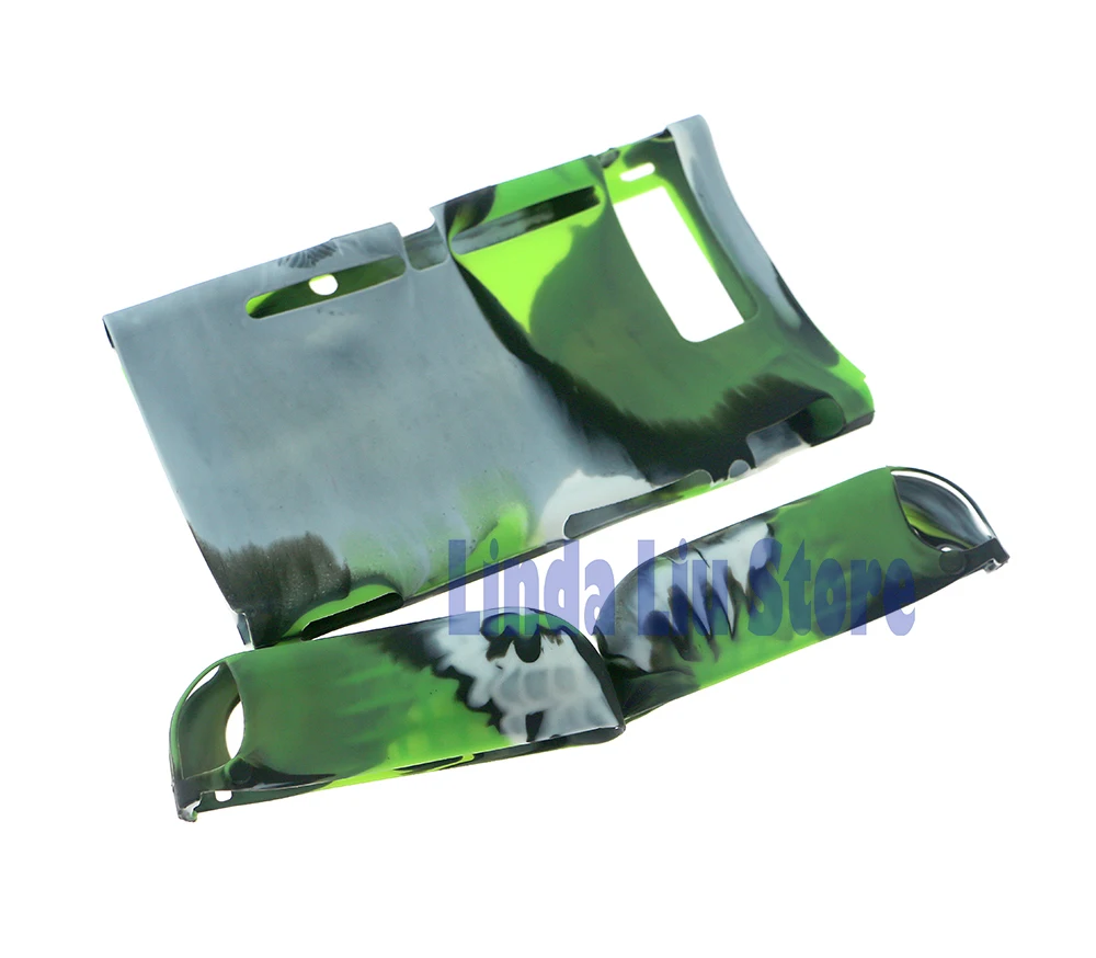 Правый и левый корпус, чехол, защитный чехол, камуфляжный противоскользящий силиконовый чехол для переключателя, 10 компл./лот