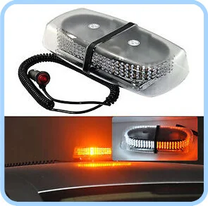 

DC12V 24W Led Car warning lightbar,Emergency light,police strobe lights with Cigar lighter,mounted by magnet,waterproof