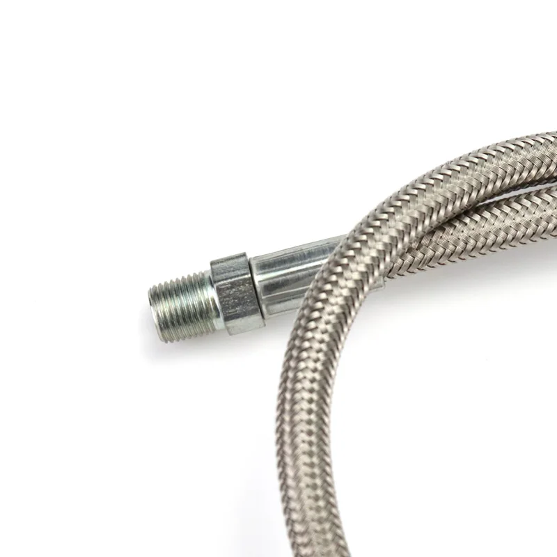 New Stainless Steel braided High-Pressure Hose Line Charging Hose 1/8NPT Thread 10-24-36-50Inch For Air Tool Paintball PCP