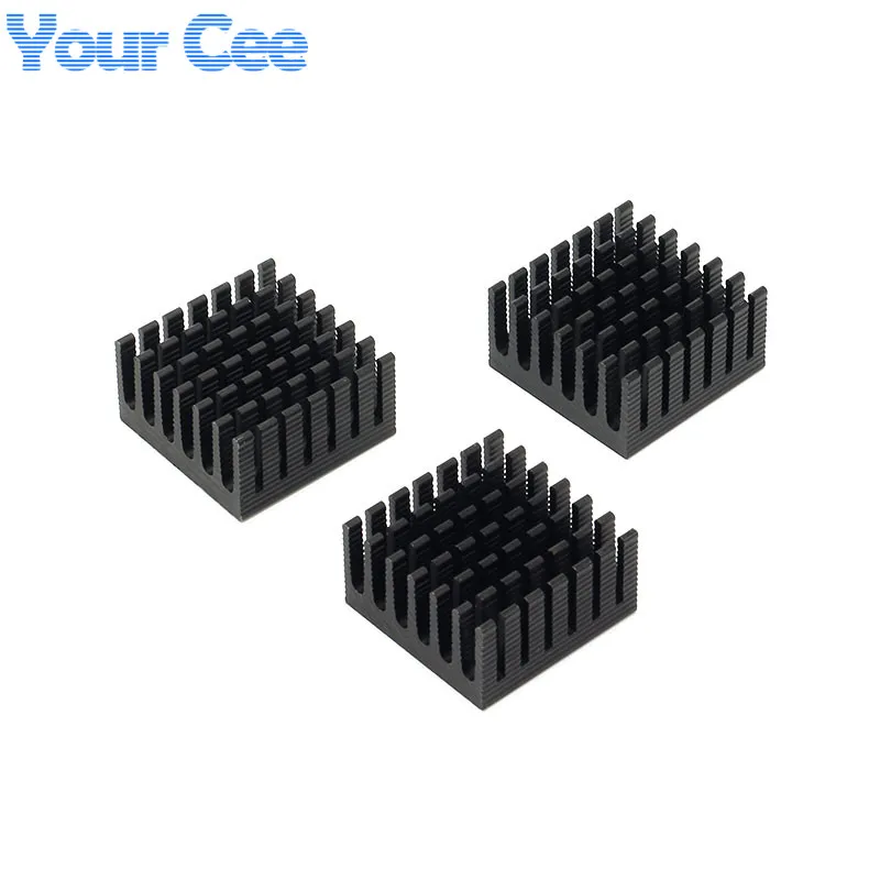 10pcs/5pcs 28*28*15mm Heatsink Cooling Fin Aluminum Heat Sink Radiator Cooler for Graphic Black 28X28X15mm