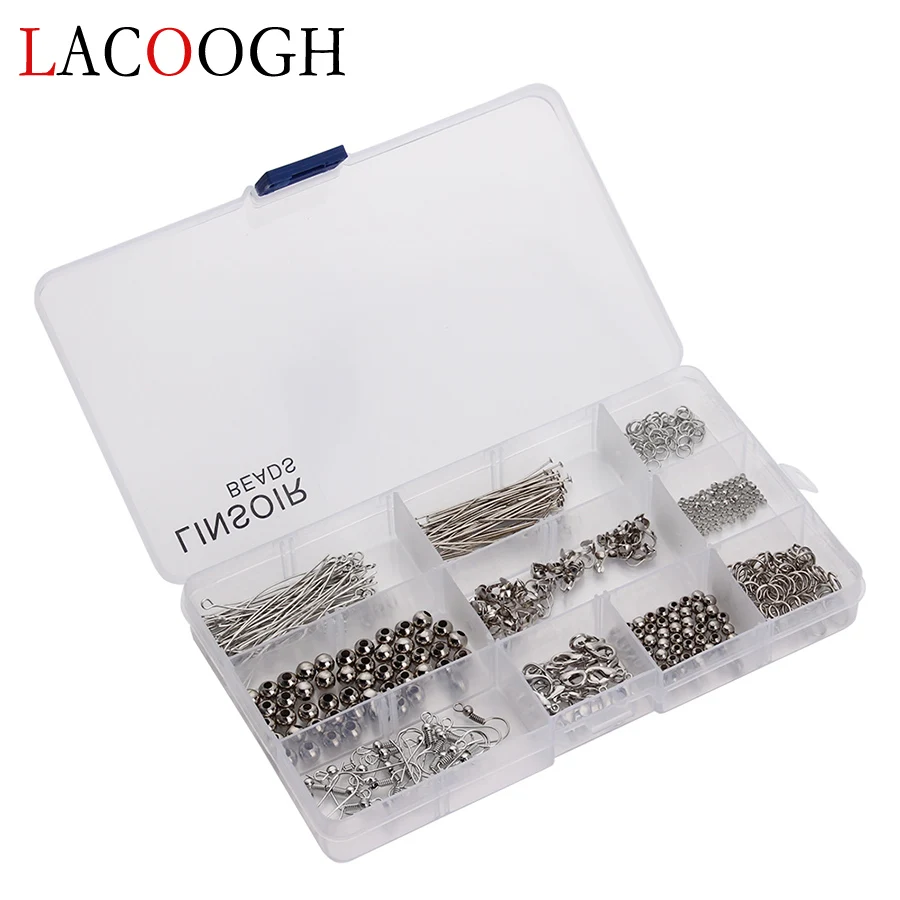 Ear Back Earring Hook Bead Caps Jump Rings Head Pins Ear Wires Settings For Handmade Diy Jewelry Making Findings Wholesale