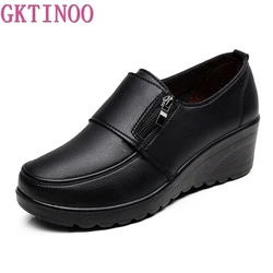 GKTINOO – escarpins en cuir souple pour femmes, chaussures à talons hauts, mode printemps-automne