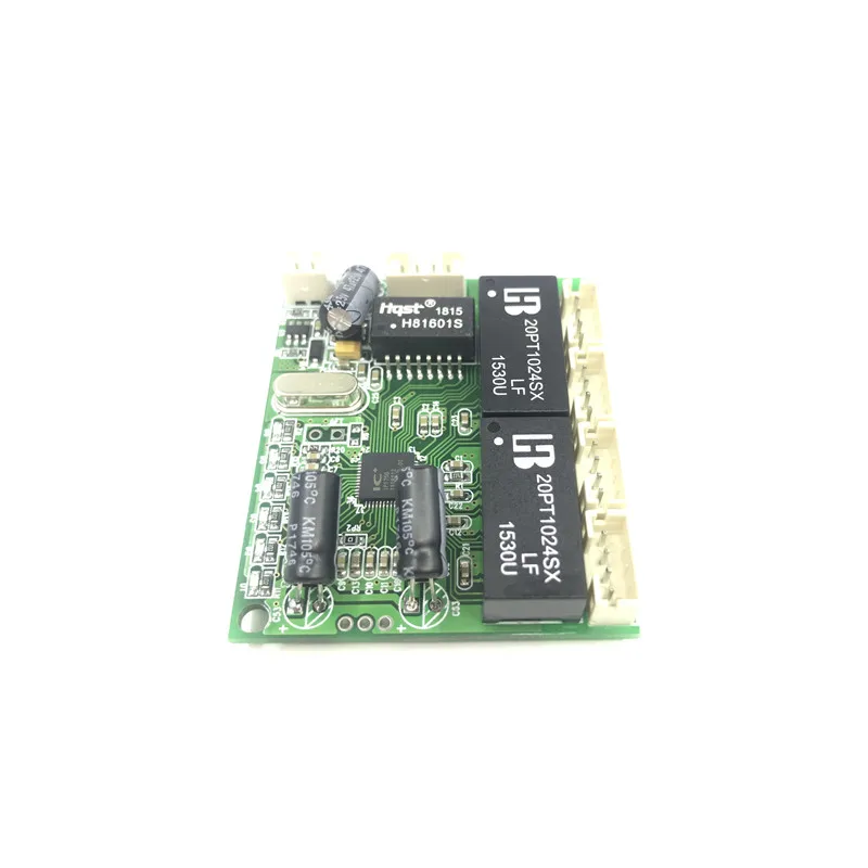 Mini extra small 3/4/5 port 10/100Mbps engineering switch module network access control camera exquisite compact PCBA board OEM