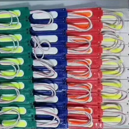 Module COB LED étanche, rétro-éclairage LED pour signe DC12V 2W IP67 CE ROHS 70mm x 20mm x 3mm ABS