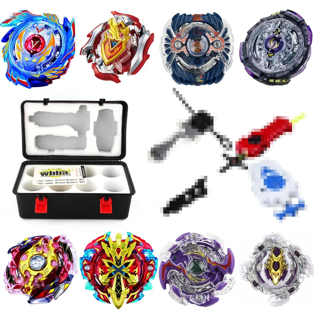  Spinning Top  with gyro box Starter Zeno Excalibur .M.I (Xeno Xcalibur .M.I) with launcher kids toys