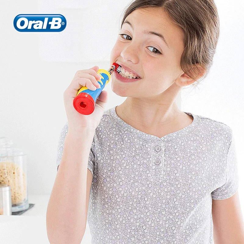 Oral B Kids Replacement Brush Heads 2/4 Pcs Elsa Extra Soft Bristles for Most Oral B kids Electric Toothbrushes