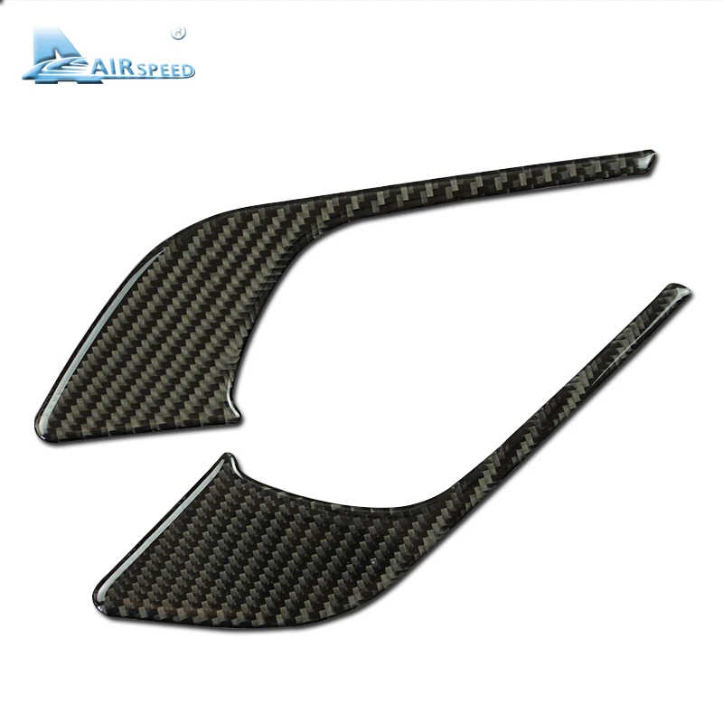 Real Soft Carbon Fiber Sticker for Subaru Forester 2013 2014 2015 2016 LHD RHD Car Inner Door Handle Accessories Interior Trim