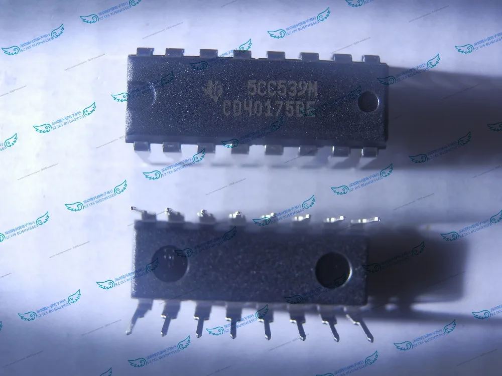 5PCS/lot  Original  CD40175BE CD40175 DIP16 IC CMOS QUAD D-TYPE FLIP-FLOP