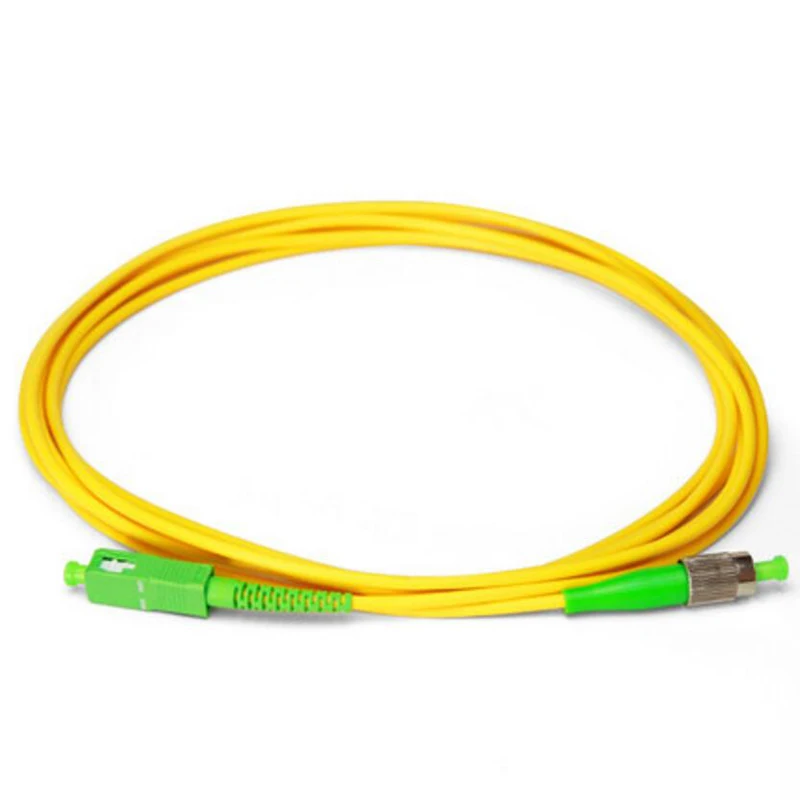 

Free shipping10PCS SC APC-FC APC 3M fiber optic patch cord Cable Singlemode SM 2.0/3.0mm SC- FC FTTH Fiber optic jumper cable