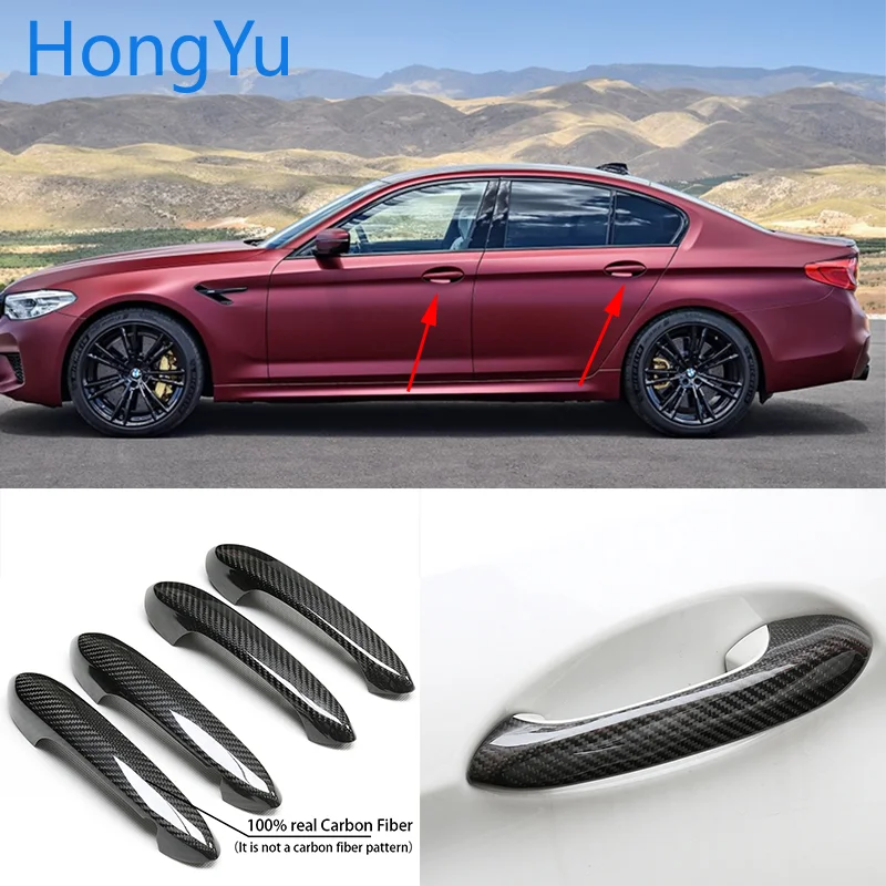 

for BMW M5 2018 2019 2020 100% real carbon fiber Auto outer door handle cover