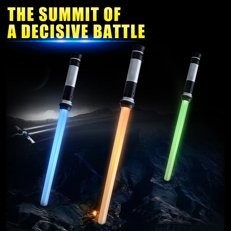 Lightsaber toys for children saber oyuncak Luminous Jedi Sabre Laser Sword light up led Flashing Lightstick glow in the dark