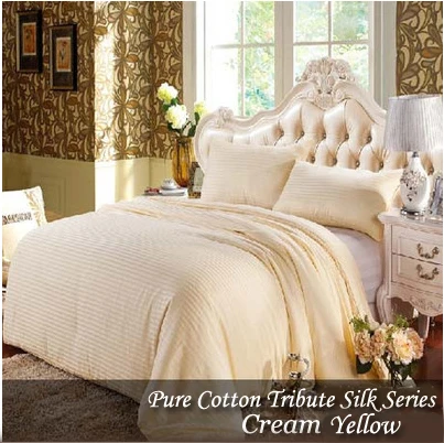 Thickest 100% Mulberry Silk Comforter Comforters Handmade Winter Silk Quilts Yellow colcha Queen edredon Quilted Bedspread King