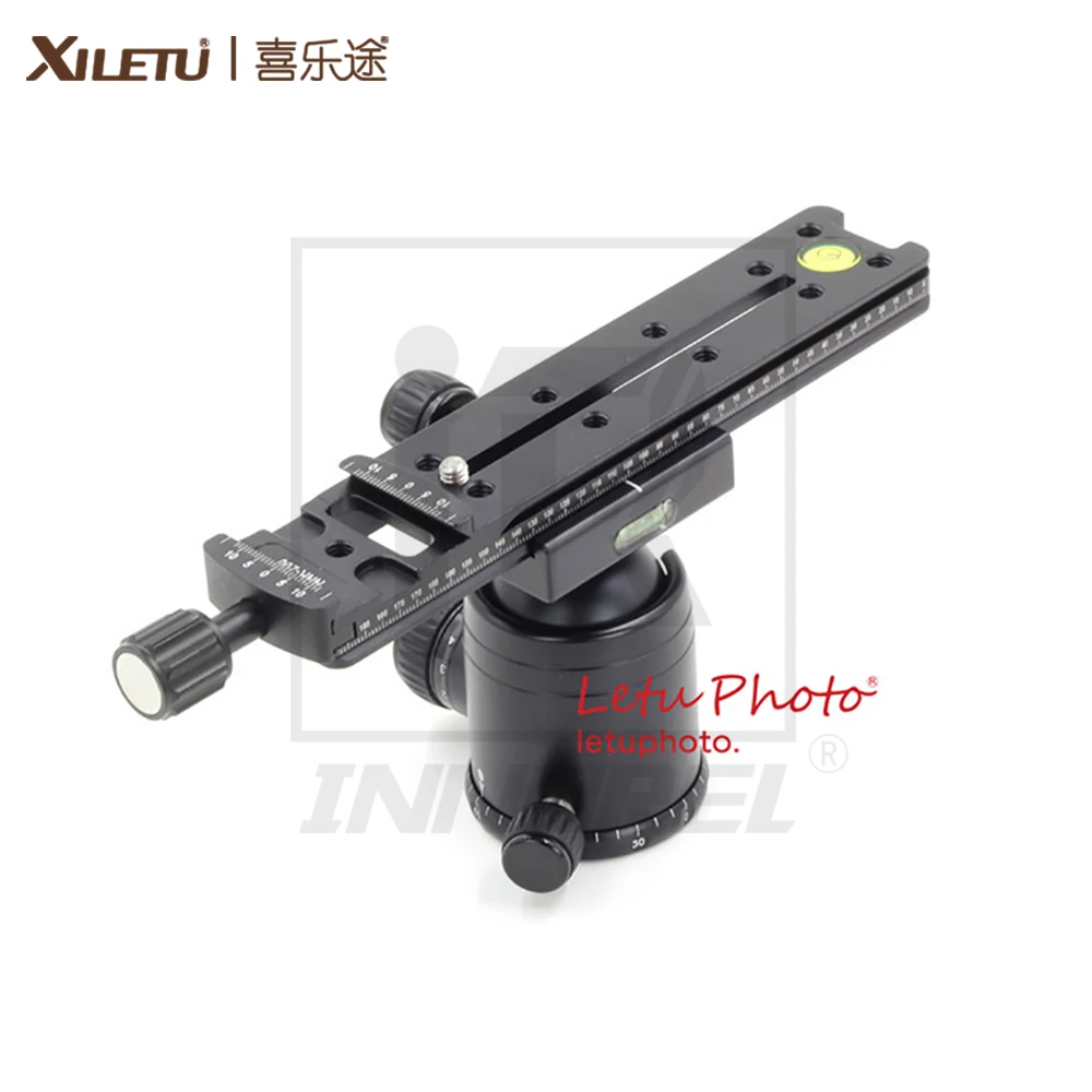 XILETU NNR-200 Multifunctional long clamping plate 200mm Nodal Slide Tripod Rail Quick Release Plate Photography Accessories