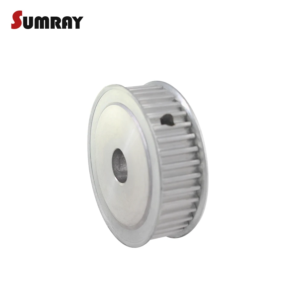 

SUMRAY 5M 40T Timing Belt Pulley 6/6.35/8/10/20/22/25mm Bore Gear Pulley 16mm Belt Width Aluminium Pulley Wheel