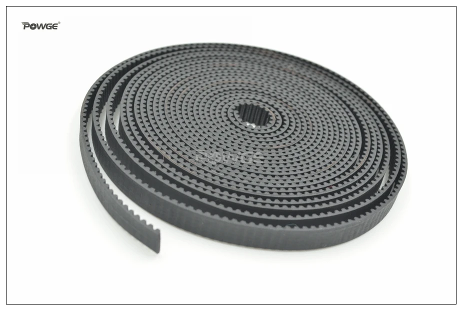 POWGE 2meters GT2 Timing Belt Width=6mm Fit GT2 Pulley GT2-6 Rubber 2GT 6 Open Timing Belt 3D Printer Accessory High Quanlity