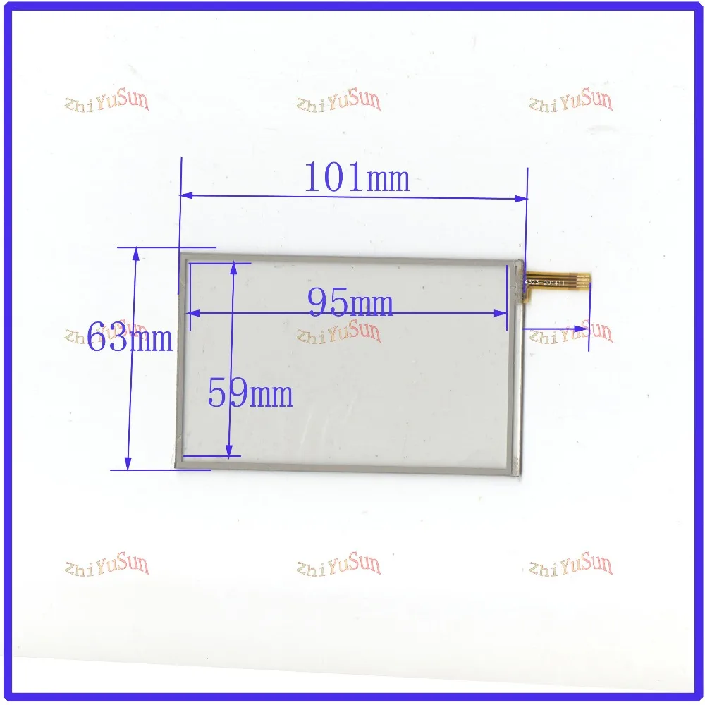 ZhiYuSun  New 4.3inch TOUCH Screen panels 101mm*63mm for GPS  101*63  Freeshipping used clarion GPS CAR used RAmos T8