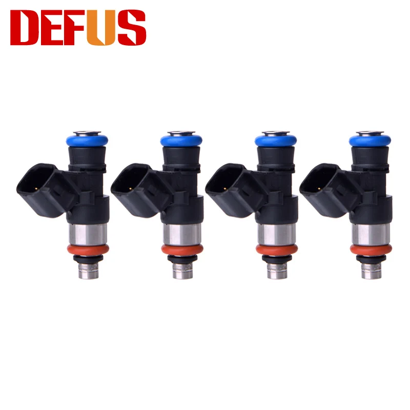 4 PCS DEFUS New Fuel Injector Fit USA Car 12.5 ohm 3kpa 1000cc/min Nozzle High Flow Capacity Auto Spare Part Car-styling Engine