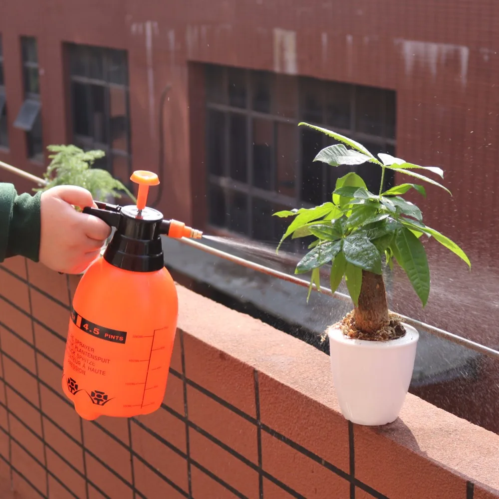 Spruzzatore A Pressione Manuale 2 Litri – Pompa Da Giardino Con Ugello Regolabile Per Annaffiare E Pulire