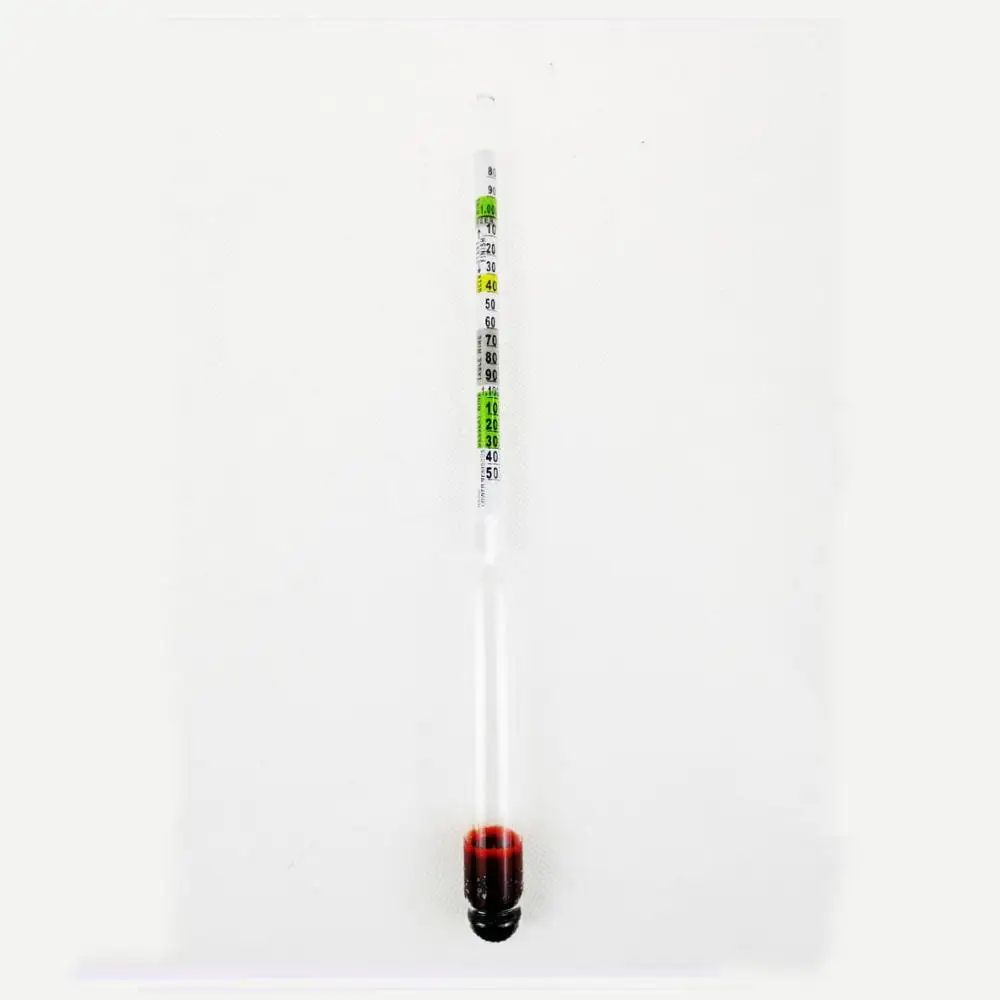 Kegland Home Brew Triple Scale HYDROMETER/ALCOMETER 0 -100% for Beer Making, Wine Making