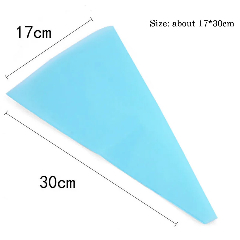 1 pcs Silicone Icing Piping Cream Pastry Bag Cake Decorating Tool Baking Tools High Quality 30cm Length