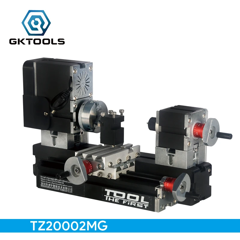 TZ20002MG DIY Big Power Mini Metal Lathe, 60W 12000r/min Motor, Standardized children education,BEST Gift
