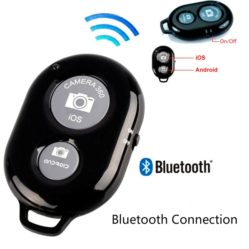 Wireless Bluetooth Selfie Stick Remote Controller Shutter Release Button for Phone Self-timer for Huawei Xiaomi iPhone Samsung
