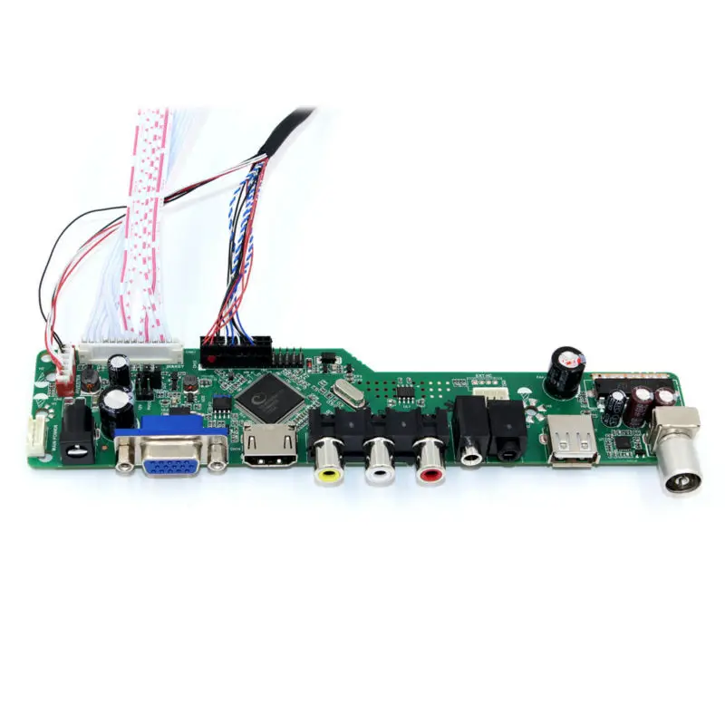Carte contrôleur TV HD MI VGA AV USB AUDIO LCD, fonctionne pour résolution 1024x600 A101AW06 LP101WSB N101L6-L0B