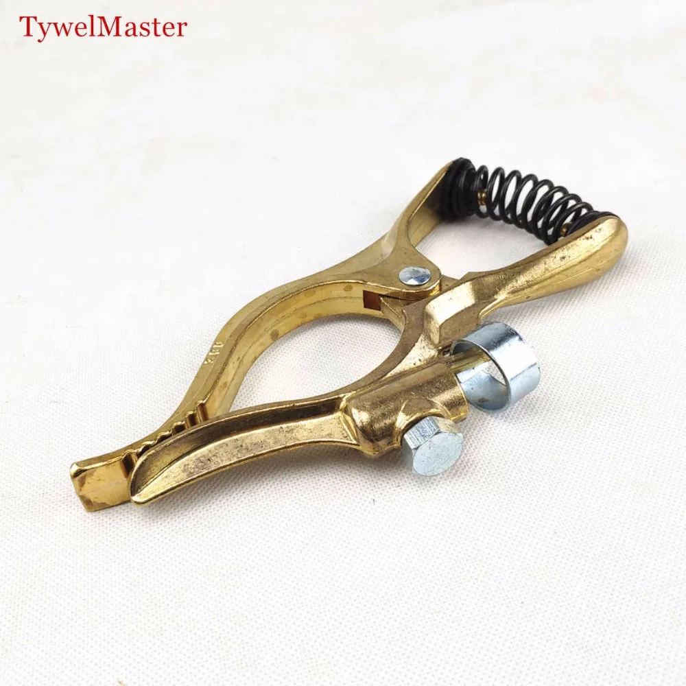 Welding Ground Clamp MIG MMA TIG Plasma Submerge Earth Cable Holder 300A Forging Brass Heavy Duty Type G Ground Cable Clamp