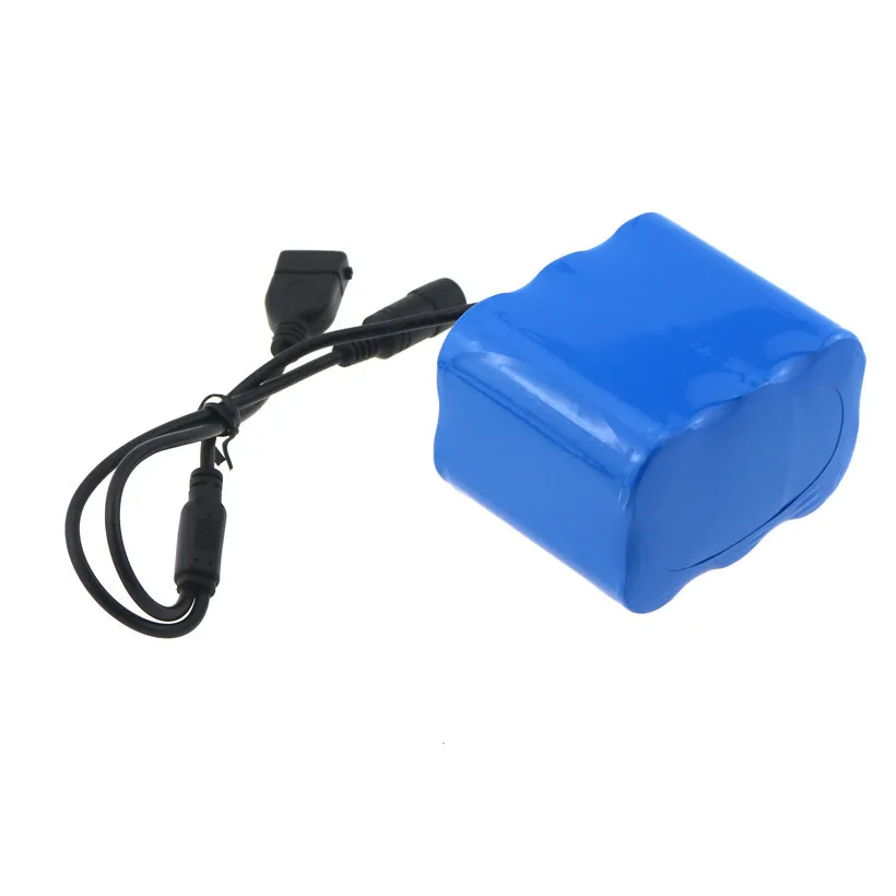 New 8.4V Battery Pack 6x26650 36000mAh Rechargeable Lithium Battery Pack for Mountain Bike Light LED Headlight 8.4v 26650 Cells
