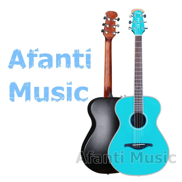 

Afanti Music Super Roundback/ Carbon Fiber Back & Side 40 inch Acoustic guitar (ANT-237)