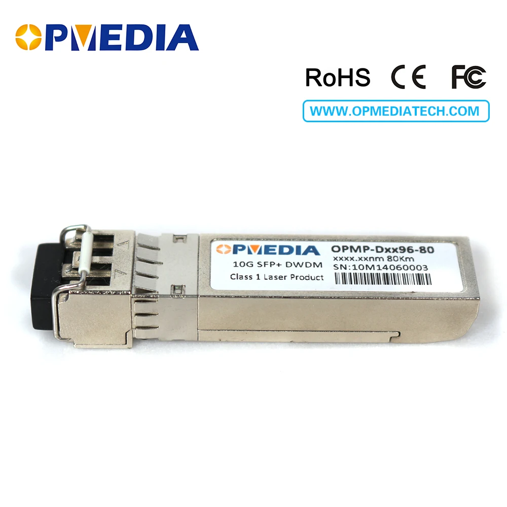 

Compatible with Extrem 10GBASE-DWDM SFP+ transceiver,10G 80KM C-BAND 1563.86nm~1528.77nm SFP ZR optical module