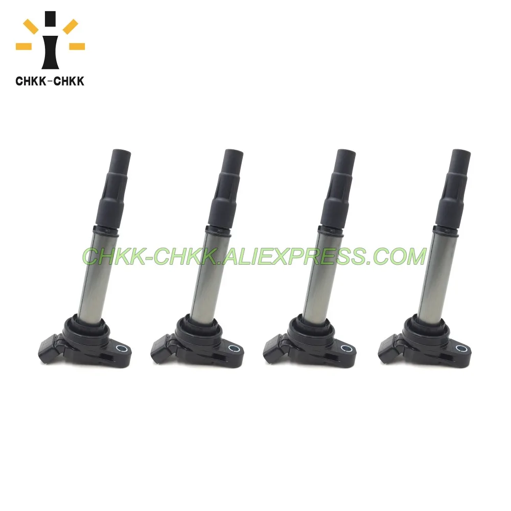 4PCS CHKK-CHKK Ignition Coil 90919-02252 For Toyota Yaris Corolla Auris Avensis Prius RAV4 1.6 MATRIX WISH 9091902252