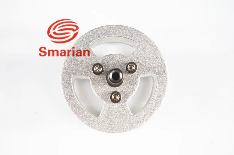 공식 Smarian 실버 메탈 베어링 휠, 알루미늄 합금 액세서리 부품 탱크 자동차 DIY 스마트 자동차 로봇 원격 제어