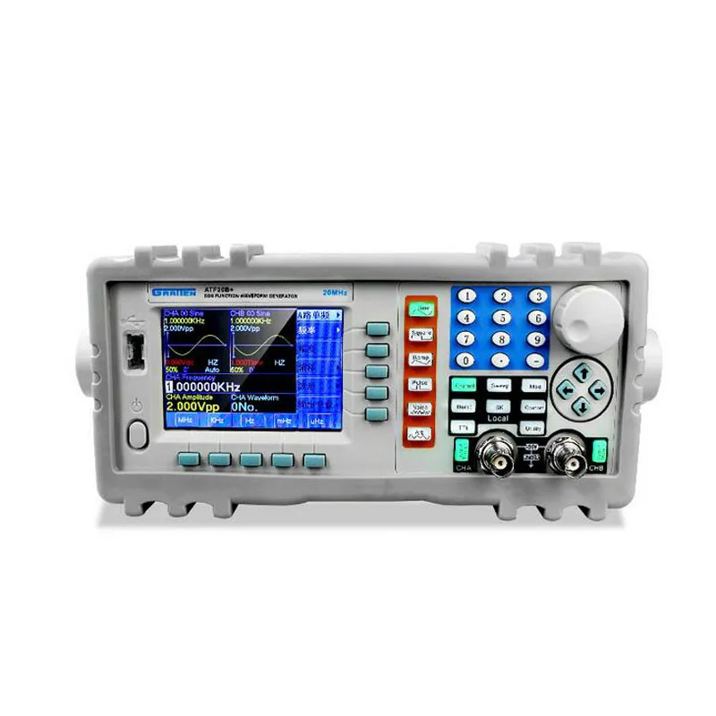 ATTEN-generador de señal ATF20B + DDS, 20MHZ, 100MSa/s110-220V, potencia máxima de salida de hasta 7W con interfaz 232