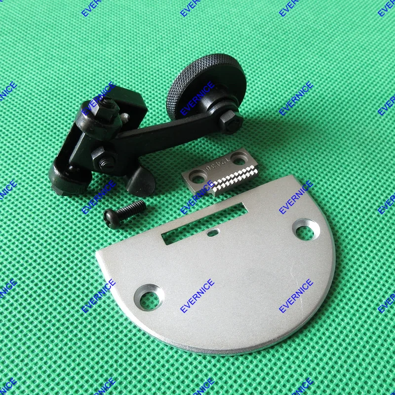 SINGLE NEEDLE ROLLER FOOT & NEEDLE PLATE& FEEDER for JUKI CONSEW SINGER LEATHER