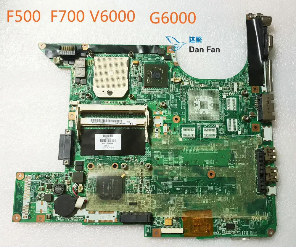 

442875-001 For HP F500 F700 V6000 G6000 Laptop Motherboard DA0AT8MB8H6 Mainboard 100%tested fully work