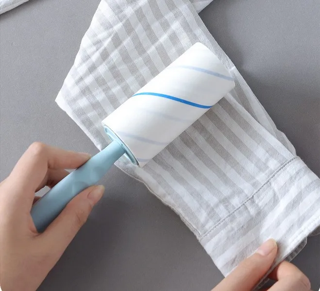 1PC  Pet Dog Cat Rolls Lint Remover Roller Sticky Brush Dust Fluff Fabric for Dog Hair Clothes LF 070