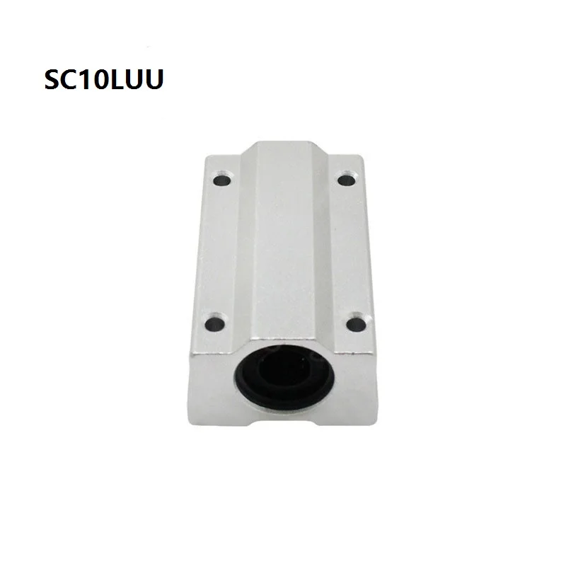 

10pcs/lot SC10LUU SCS10LUU Bearing long type linear case unit linear ball bearing blocks for 10mm linear shaft for CNC parts