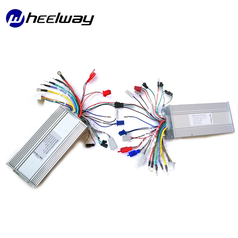 Wheel ELWAY36V48V 500W 800W1000W Parallel Controller E Bicycle Conversion Kit for Dual Drive Motor BLDC 2 Controller with LCD