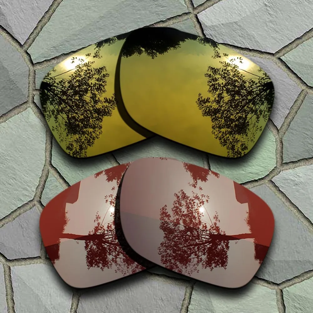 

Yellow Golden&Bronze Brown Sunglasses Polarized Replacement Lenses for Oakley Holbrook-(TAC)