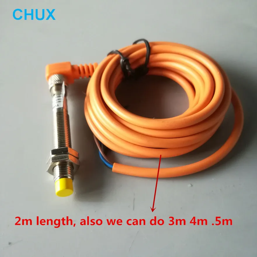 CHUX M8 Sensor Connector 2mm Sensing Distance NPN NO NC DC 3 wires China Proximity Switch Sensors