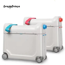 Children's sleeping suitcase travel baby ride aircraft multi-function sleeping upgrade luggage bag kids bed box creative valise