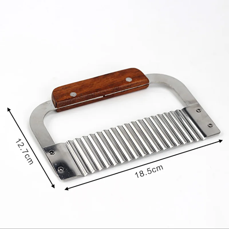 Boowan Nicole Stainless Steel Soap Cutter with Hardwood Handle Handmade Soap Cutting Tool